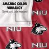 Northern Illinois University Huskies Blanket, 50" x 60", Logo Pattern, Silky Touch Super Soft Throw view 4