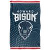 Howard University Bison Blanket, 36" x 58", Logo Dots, Silky Touch Super Soft Throw view 2