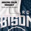 Howard University Bison Blanket, 36" x 58", Logo Dots, Silky Touch Super Soft Throw view 4