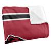 Bridgewater State Univeristy Bears Blanket, 50" x 60", Primary Logo Stripes, Silky Touch Super Soft Throw view 3