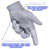 Bionic Men's StableGrip with NaturalFit 2.0 Golf Glove with Dual Expansion Thumb for Best Fit - Premium Cabretta Leather (Gray, XX-Large, Left) view 3