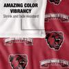 Bridgewater State Univeristy Bears Blanket, 50" x 60", Logo Pattern, Silky Touch Super Soft Throw view 4