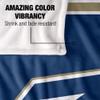 University of Akron Zips Blanket, 50" x 60", Primary Logo Stripes, Silky Touch Super Soft Throw view 4