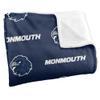 Monmouth Univeristy Hawks Blanket, 36" x 58", Logo Pattern, Silky Touch Super Soft Throw view 3