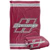 Henderson State University Reddies Blanket, 36" x 58", Primary Logo Stripes, Silky Touch Super Soft Throw view 1
