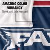 Florida Atlantic University Owls Blanket, 50" x 60", Primary Logo Stripes, Silky Touch Super Soft Throw view 4