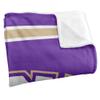 Western Carolina University Catamounts Blanket, 50" x 60", Primary Logo Stripes, Silky Touch Super Soft Throw view 3
