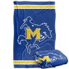 Mcneese State University Cowboy Blanket, 36" x 58", Primary Logo Stripes, Silky Touch Super Soft Throw view 1