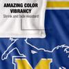 Mcneese State University Cowboy Blanket, 36" x 58", Primary Logo Stripes, Silky Touch Super Soft Throw view 4