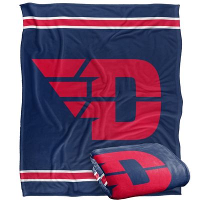University of Dayton Flyers Blanket, 50" x 60", Primary Logo Stripes, Silky Touch Super Soft Throw