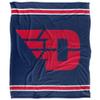 University of Dayton Flyers Blanket, 50" x 60", Primary Logo Stripes, Silky Touch Super Soft Throw view 2