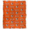 Bowling Green State University Wildcats Blanket, 50" x 60", Logo Pattern, Silky Touch Super Soft Throw view 2
