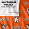 Bowling Green State University Wildcats Blanket, 50" x 60", Logo Pattern, Silky Touch Super Soft Throw view 4