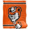 Sam Houston State University Bearkats Blanket, 50" x 60", Primary Logo Stripes, Silky Touch Super Soft Throw view 1