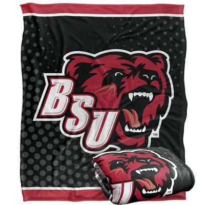 Bridgewater State Univeristy Bears Blanket, 50" x 60", Logo Dots, Silky Touch Super Soft Throw