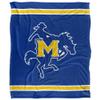 Mcneese State University Cowboy Blanket, 50" x 60", Primary Logo Stripes, Silky Touch Super Soft Throw view 2