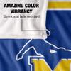 Mcneese State University Cowboy Blanket, 50" x 60", Primary Logo Stripes, Silky Touch Super Soft Throw view 4