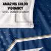University of Akron Zips Blanket, 50" x 60", Logo Dots, Silky Touch Super Soft Throw view 4