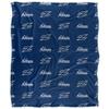 University of Akron Zips Blanket, 50" x 60", Logo Pattern, Silky Touch Super Soft Throw view 2