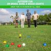 GoSports 40 mm Travel Size Mini Bocce Game Set with 8 Balls, Pallino, Tote Bag and Measuring Rope view 3