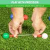 GoSports 40 mm Travel Size Mini Bocce Game Set with 8 Balls, Pallino, Tote Bag and Measuring Rope view 4