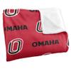 University of Nebraska at Omaha Wildcats Blanket, 50" x 60", Logo Pattern, Silky Touch Super Soft Throw view 3