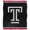 Temple University Owls Blanket, 50" x 60", Logo Dots, Silky Touch Super Soft Throw view 2