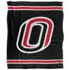 University of Nebraska at Omaha Wildcats Blanket, 50" x 60", Primary Logo Stripes, Silky Touch Super Soft Throw view 2