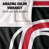 University of Nebraska at Omaha Wildcats Blanket, 50" x 60", Primary Logo Stripes, Silky Touch Super Soft Throw view 4