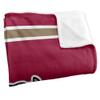 Lafayette College Bulldogs Blanket, 50" x 60", Primary Logo Stripes, Silky Touch Super Soft Throw view 3