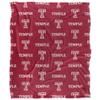 Temple University Owls Blanket, 50" x 60", Logo Pattern, Silky Touch Super Soft Throw view 2