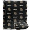 Bryant University Bulldogs Blanket, 50" x 60", Logo Pattern, Silky Touch Super Soft Throw view 1