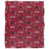 Saint Joseph's University Hawks Blanket, 50" x 60", Logo Pattern, Silky Touch Super Soft Throw view 2