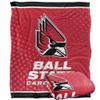 Ball State University Cardinals Blanket, 50" x 60", Logo Dots, Silky Touch Super Soft Throw view 1