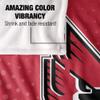 Ball State University Cardinals Blanket, 50" x 60", Logo Dots, Silky Touch Super Soft Throw view 4