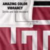 Temple University Owls Blanket, 50" x 60", Primary Logo Stripes, Silky Touch Super Soft Throw view 4