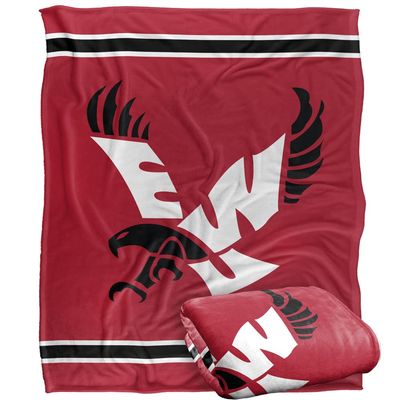 Eastern Washington University Eagles Blanket, 50" x 60", Primary Logo Stripes, Silky Touch Super Soft Throw