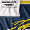 University of Toledo Rockets Blanket, 50" x 60", Primary Logo Stripes, Silky Touch Super Soft Throw view 4