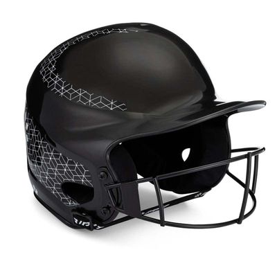 RIP-IT | Vision Classic 2.0 Softball Batting Helmet | Black | Lightweight Women's Sport Equipment