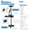 PARKHO HASWING Electric Trolling Motor  24V 80LB 60 Inch Shaft Cayman Bow Mount Boat Fishing Saltwater Freshwater with Remote Control and Wireless Foot Controller view 2