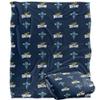 University of Toledo Rockets Blanket, 50" x 60", Logo Pattern, Silky Touch Super Soft Throw view 1