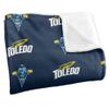 University of Toledo Rockets Blanket, 50" x 60", Logo Pattern, Silky Touch Super Soft Throw view 3