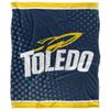 University of Toledo Rockets Blanket, 50" x 60", Logo Dots, Silky Touch Super Soft Throw view 2