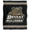 Bryant University Bulldogs Blanket, 50" x 60", Primary Logo Stripes, Silky Touch Super Soft Throw view 2