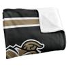 Bryant University Bulldogs Blanket, 50" x 60", Primary Logo Stripes, Silky Touch Super Soft Throw view 3