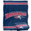 Metro State University of Denver Roadrunners Blanket, 50" x 60", Primary Logo Stripes, Silky Touch Super Soft Throw view 1