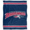 Metro State University of Denver Roadrunners Blanket, 50" x 60", Primary Logo Stripes, Silky Touch Super Soft Throw view 2
