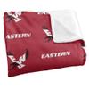 Eastern Washington University Eagles Blanket, 50" x 60", Logo Pattern, Silky Touch Super Soft Throw view 3