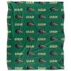 University of Alabama at Birmingham Blazers Blanket, 50" x 60", Logo Pattern, Silky Touch Super Soft Throw view 2
