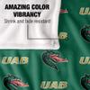 University of Alabama at Birmingham Blazers Blanket, 50" x 60", Logo Pattern, Silky Touch Super Soft Throw view 4